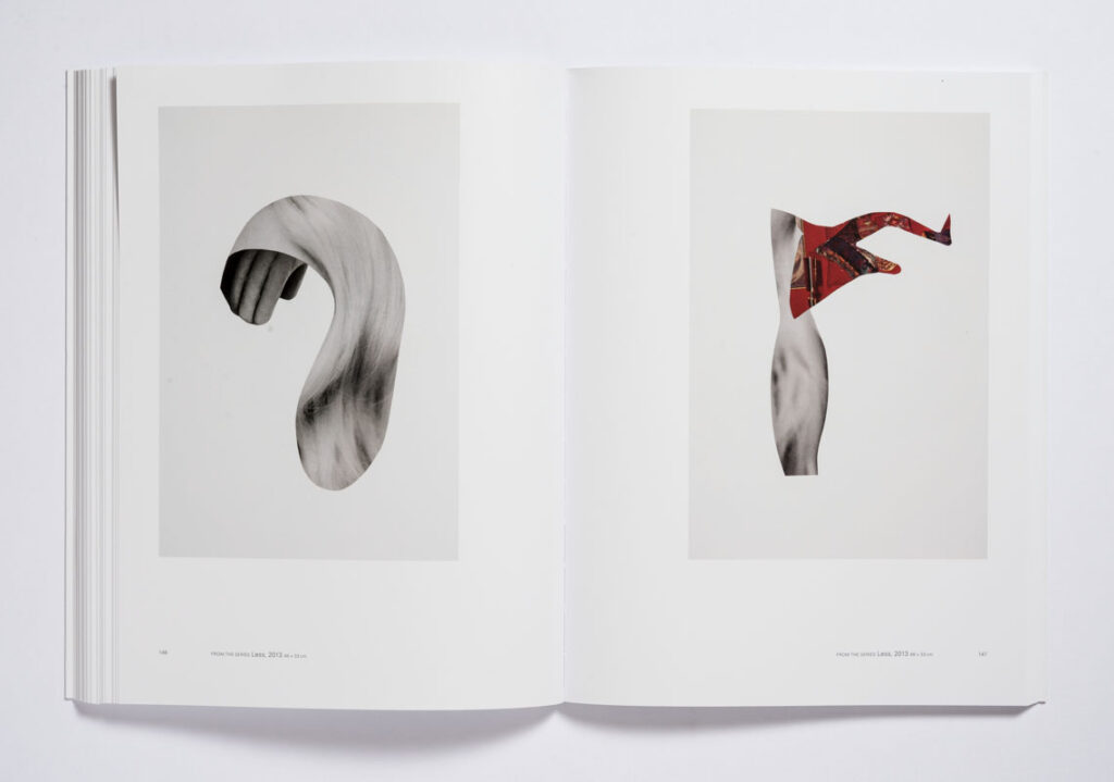 Розворот книжки Ріка Пойнора &laquo;Сергій Святченко: колажі&raquo;